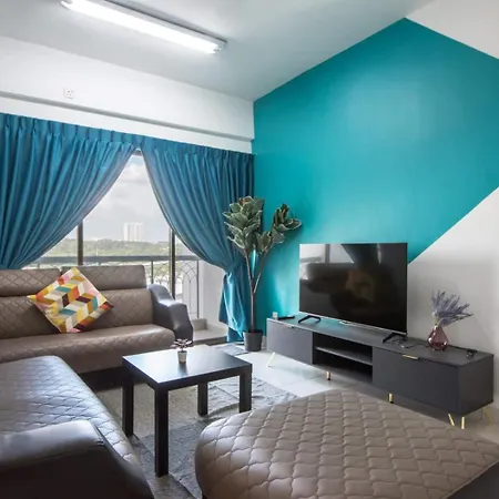 A Modern 3Br Home Near Danga Bay Free Parking Johor Bahru Bagian luar foto